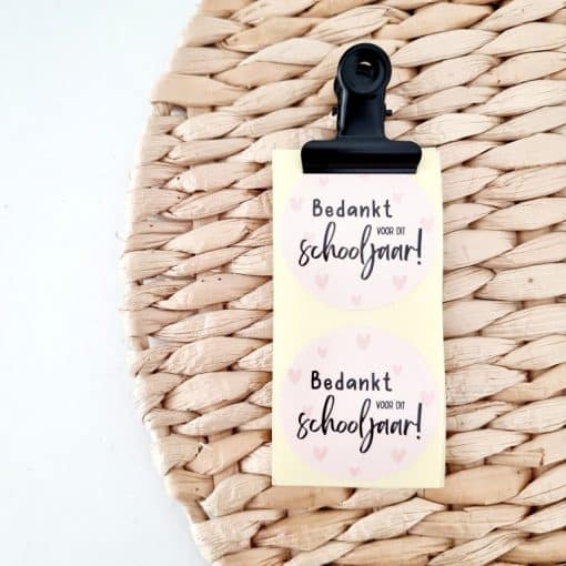 Bedankt voor dit schooljaar  | Rol van 250 stickers