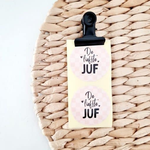 De liefste juf | Rol van 250 stickers