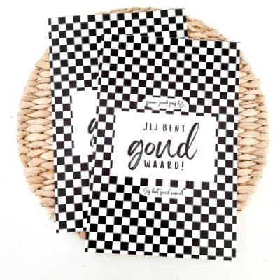 Chocoladewikkel | Jij bent goud waard | 10 stuks