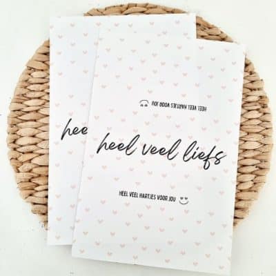 Chocoladewikkel | Heel veel liefs | 10 stuks