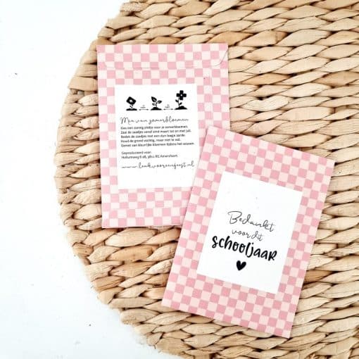 Zomerbloemen | Bedankt voor dit schooljaar | 10 stuks