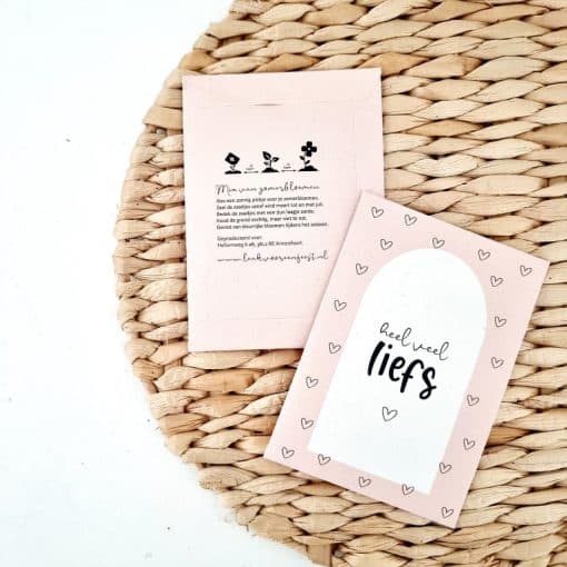 Zomerbloemen | Heel veel liefs | 10 stuks